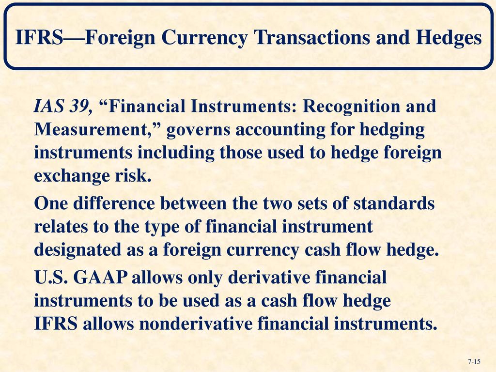 ifrs 9 general hedging forex